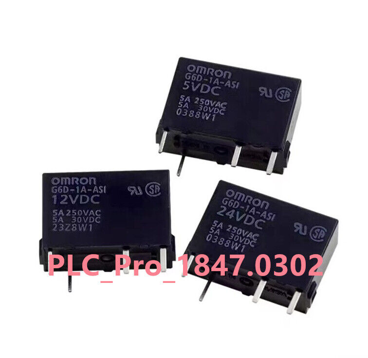 Omron G6D-1A-ASI 5VDC G6D-1A-ASI 12VDC G6D-1A-ASI 24VDC relay Direct