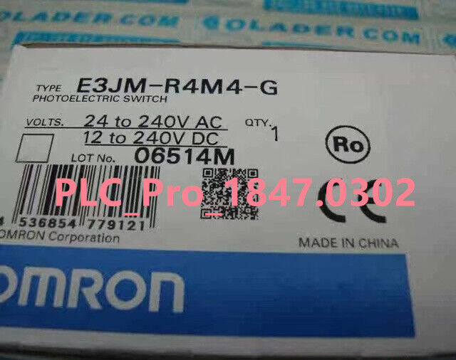 E3JMR4M4G Omron Photoelectric Switch E3JM-R4M4-G 24-240VAC/VDC Sourcing